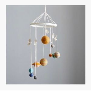 Handcrafted Felt Planet Mobile from West Elm